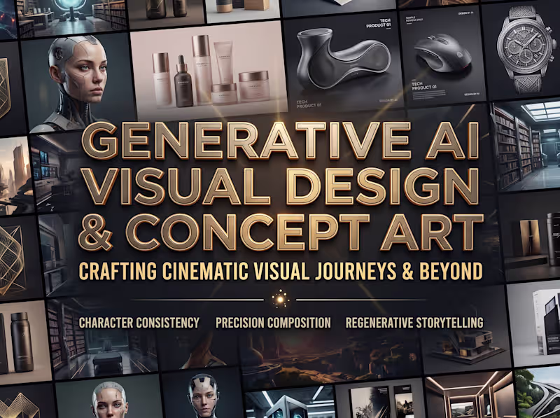 Cover image for Generative AI Visual Design & Concept Art