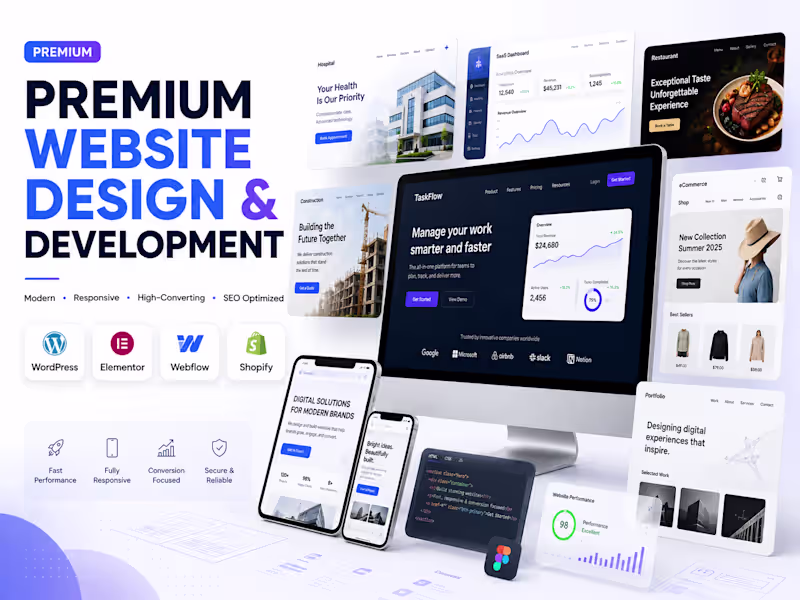 Cover image for Premium Website Design & Development