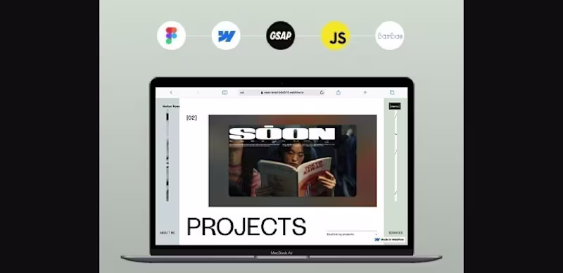 Cover image for Webflow template customization & launch