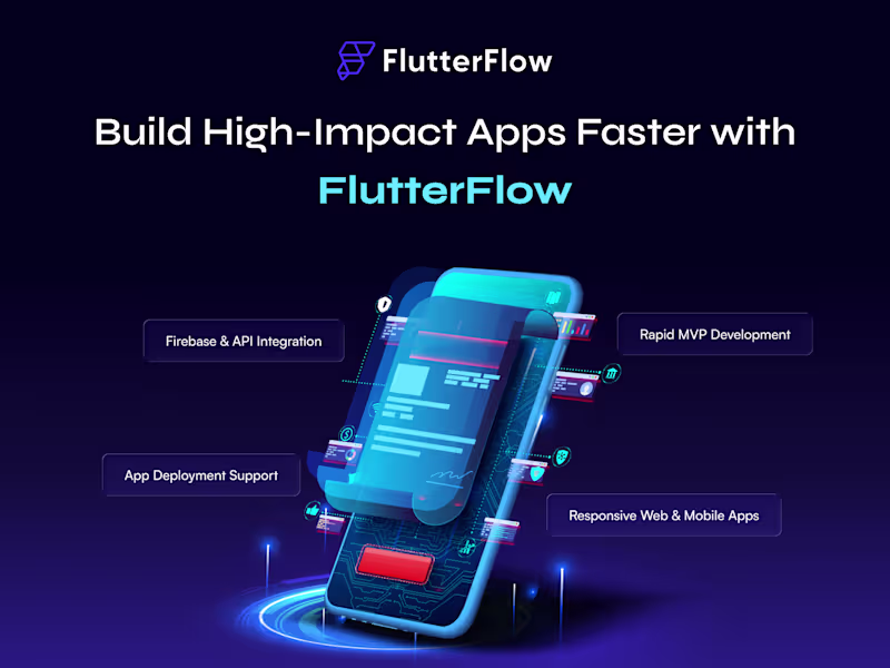 Cover image for Flutter & FlutterFlow App in 4 Weeks