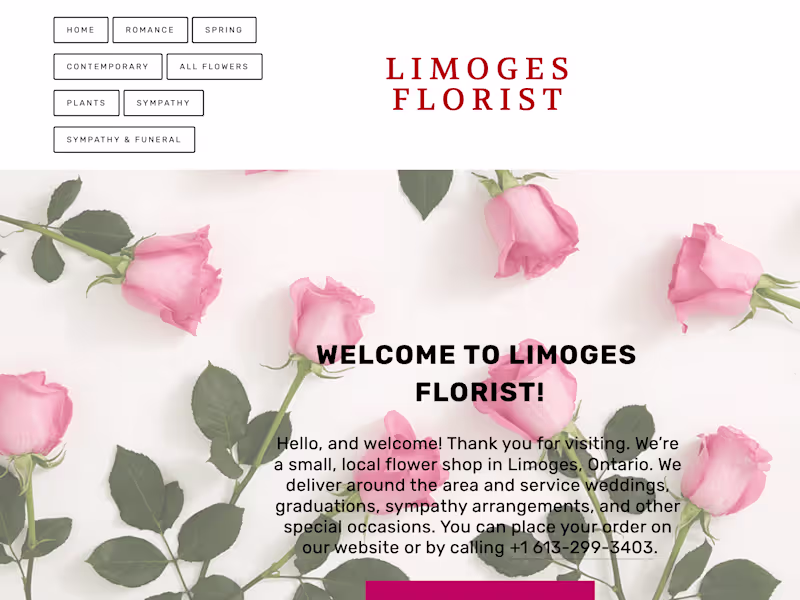 Cover image for Limoges Florist