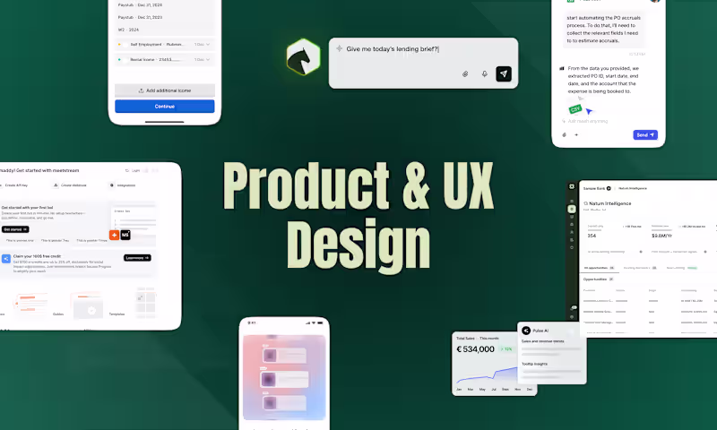 Cover image for Product & UX Design
