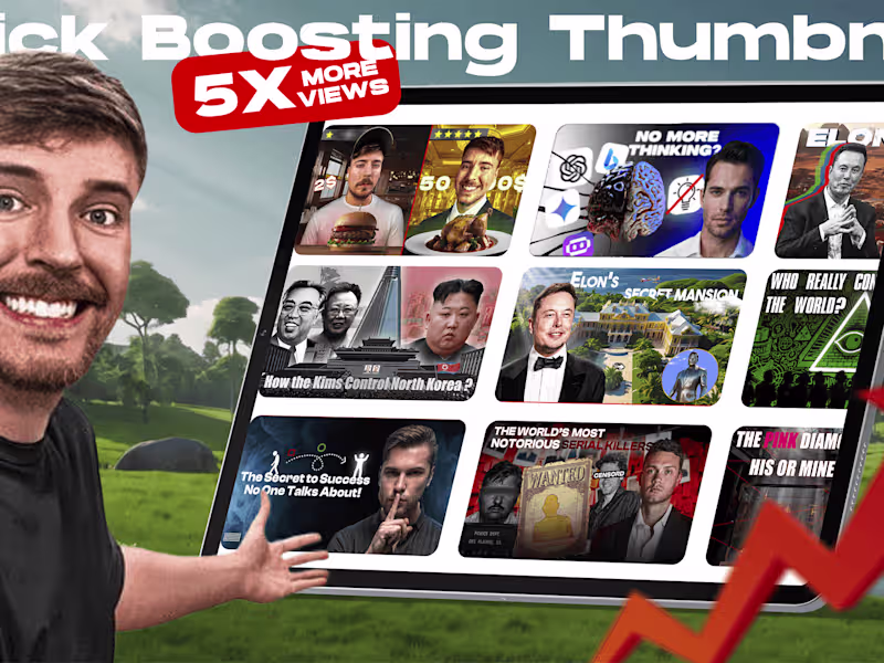 Cover image for I Will design Youtube thumbnails that get millions of clicks