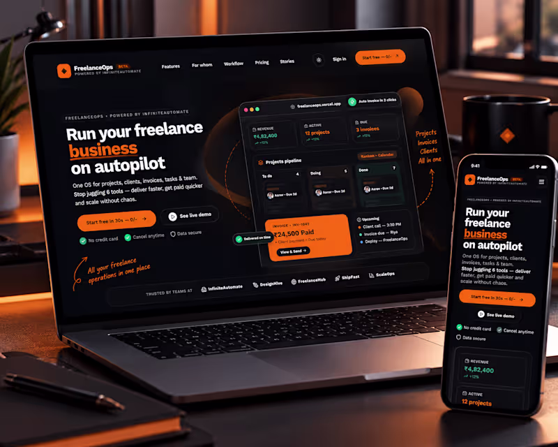 Cover image for SaaS Landing Page