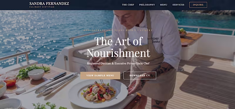 Cover image for Personal brand website originally built