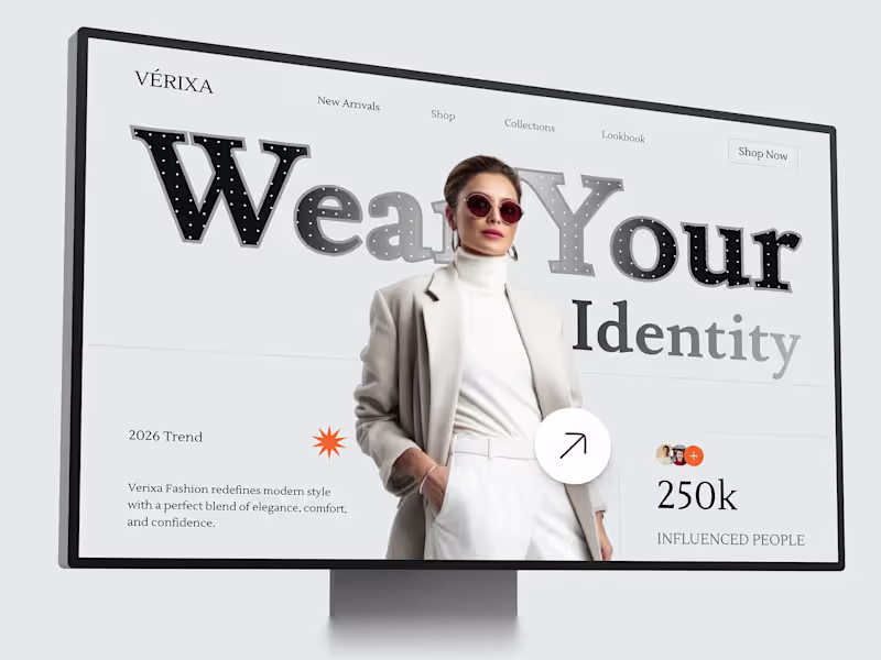 Cover image for Fashion Brand Website Design