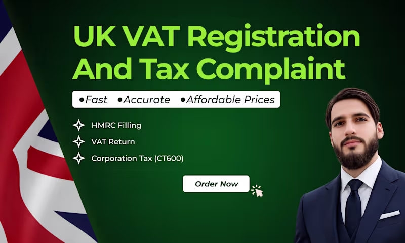 Cover image for UK VAT Returns & HMRC Filing | MTD Compliant
