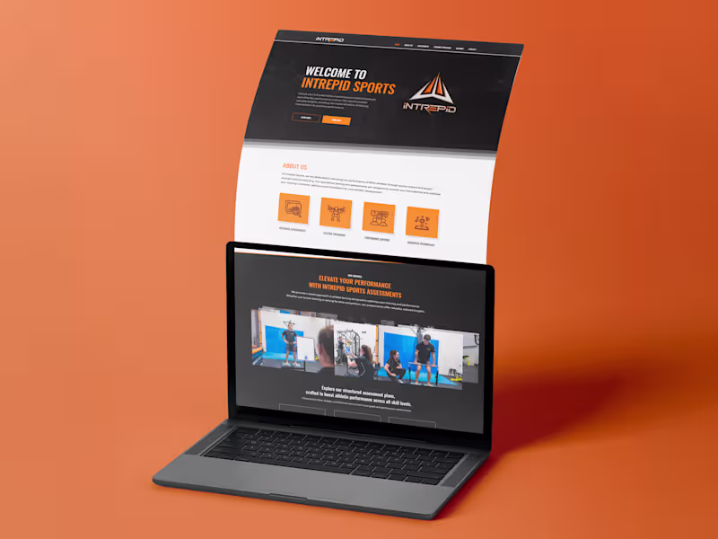 Cover image for Website design for Intrepid Sports,