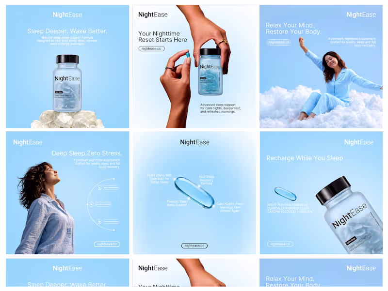 Cover image for Night Ease Social Media Post