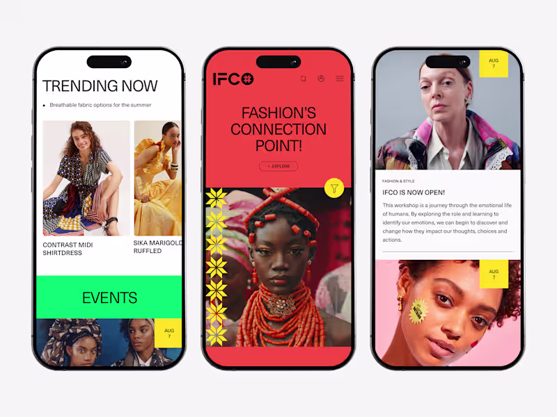 Cover image for IFCO — Istanbul Fashion Connection Event Website