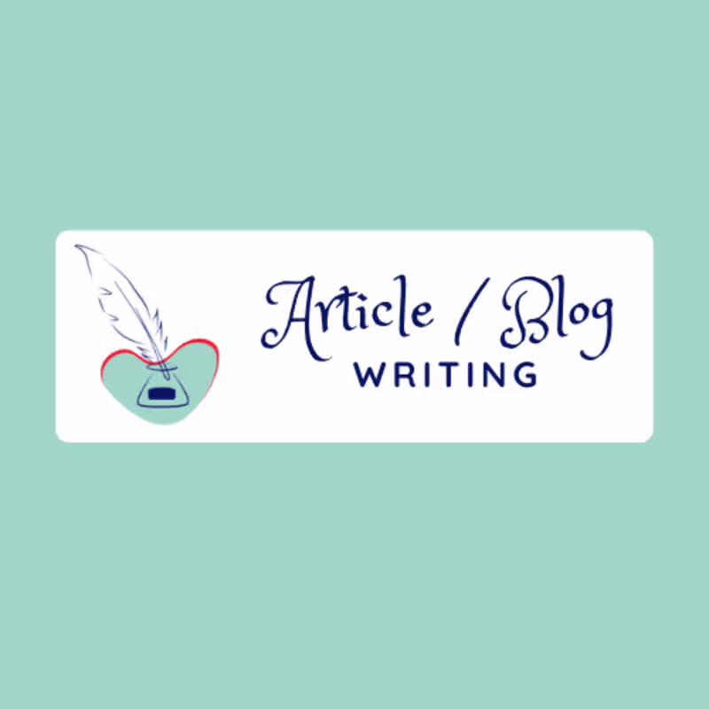 Cover image for Article / Blog ~ Content Writing Svcs (News Article < 750 words)