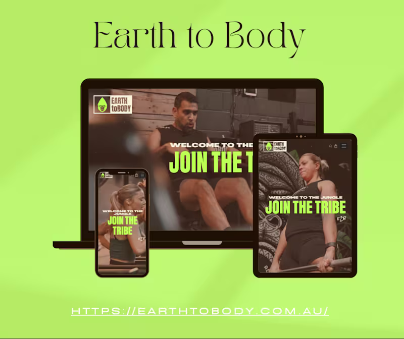Cover image for Project: Earth To Body
Role: Full-Stack