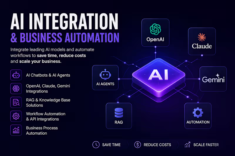 Cover image for AI Integration & Business Automation