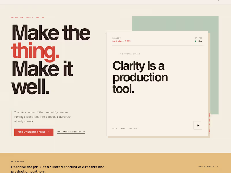 Cover image for Production Office