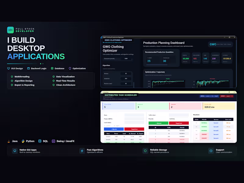Cover image for Custom Desktop Application Development