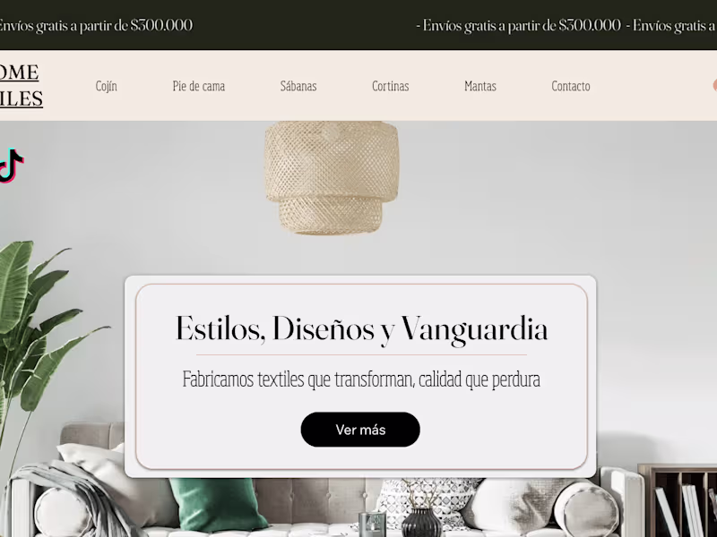 Cover image for Sg Home Textiles S.A.S. | Textiles | Ecommerce
