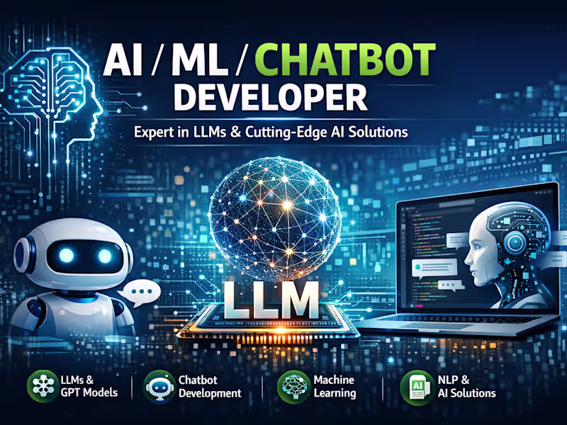 Cover image for AI & ML Engineer | Intelligent Chatbot Development
