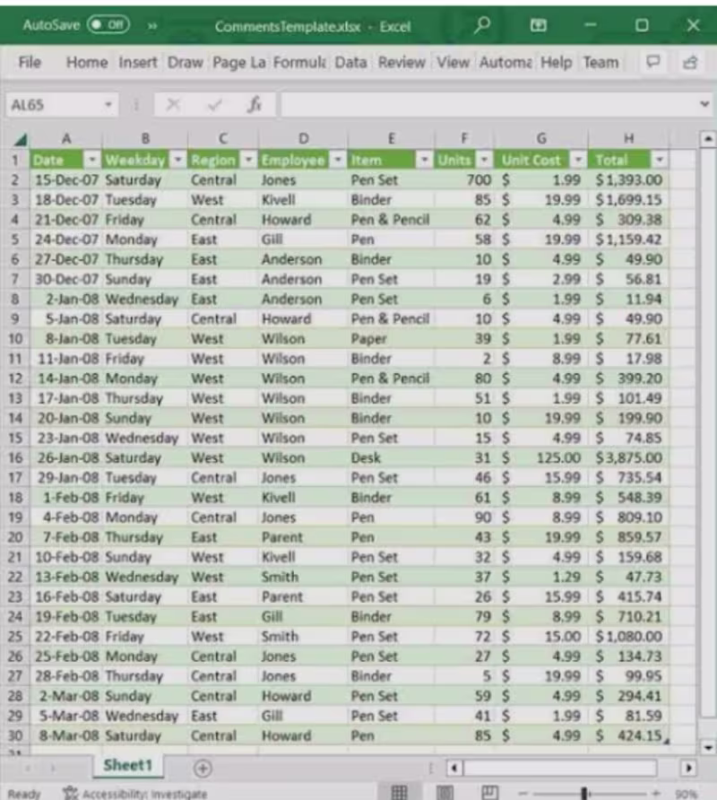 Cover image for Fast & Accurate Data Entry in Excel