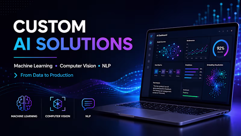 Cover image for Build Custom AI and Machine Learning Solutions