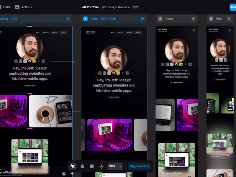 Cover image for Framer Website, Convert Figma to Framer, Framer Animation
