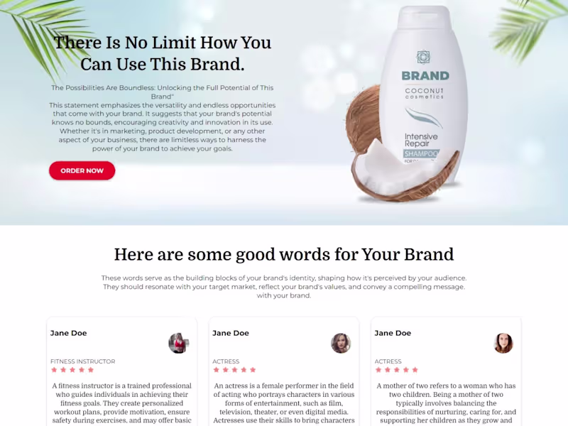 Cover image for Promotional Content for Coconut Cosmetics