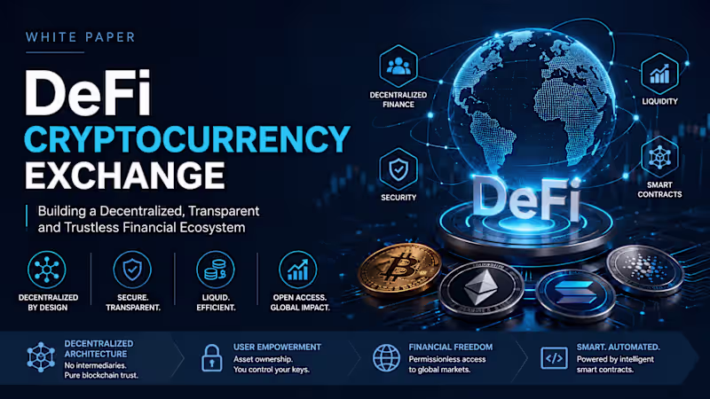 Cover image for White Paper: DeFi Cryptocurrency Exchange