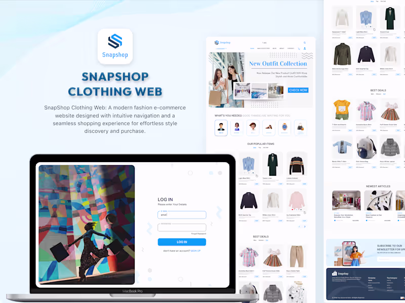 Cover image for UI/UX Design for SnapShop  Web & Mobile E-Commerce Platform