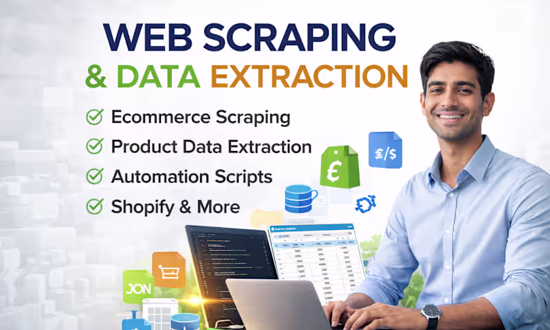 Cover image for Custom Python Web Scraping & Data Extraction Solutions