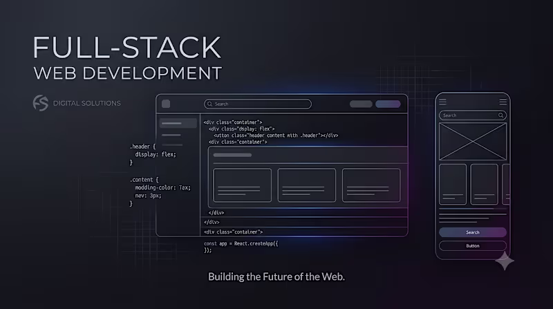 Cover image for Full-Stack Web Development