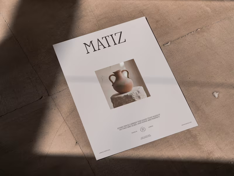 Cover image for Matiz — Handmade Ceramics Brand Identity