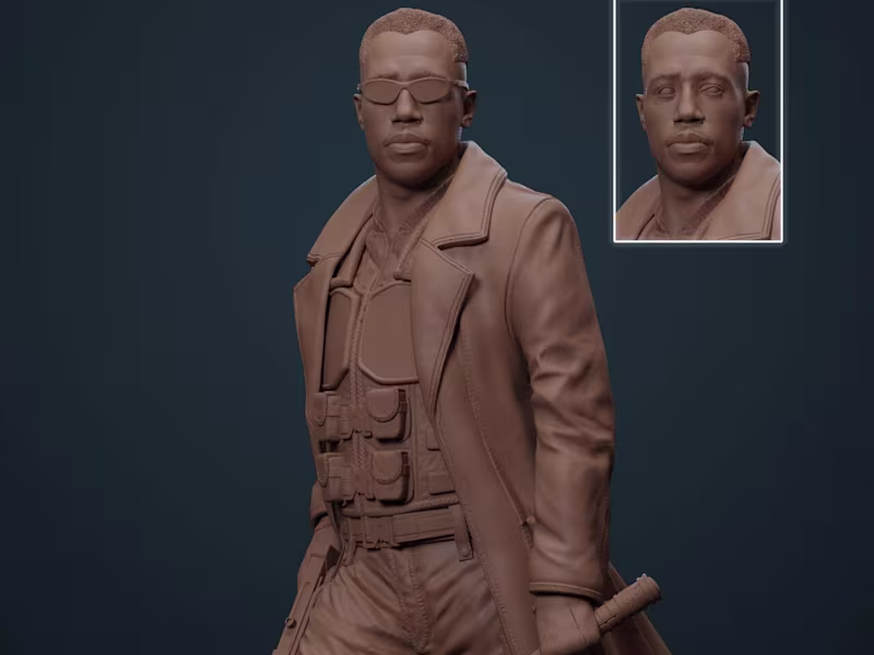 Cover image for Blade: Wesley Snipes - Fan Art