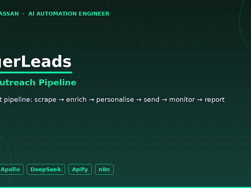 Cover image for TriggerLeads — B2B AI Outreach Pipeline