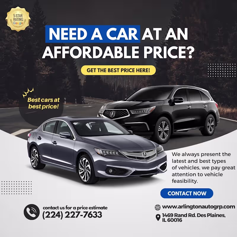 Cover image for Facebook ads campaign for a car dealership company 