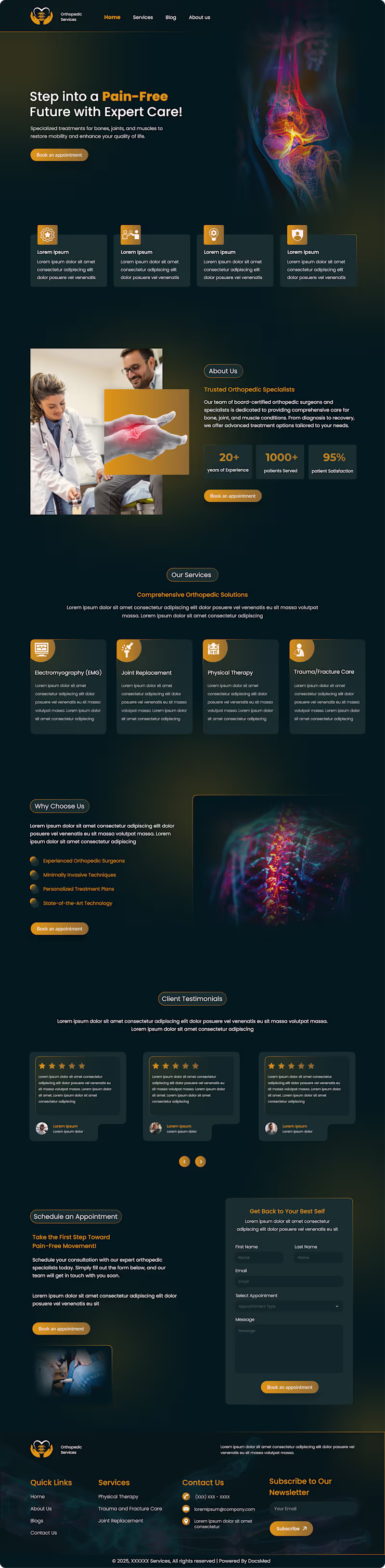 Cover image for Designed a premium dark-themed website