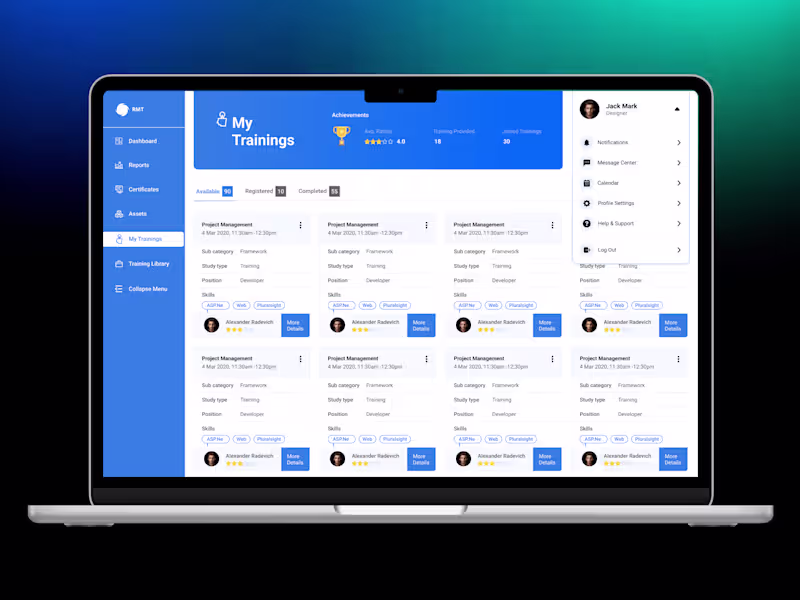 Cover image for UI/UX Design for Web App