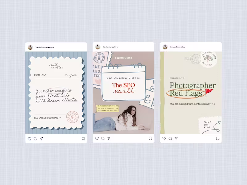 Cover image for Signature Bundle ⭑ 12 Instagram posts