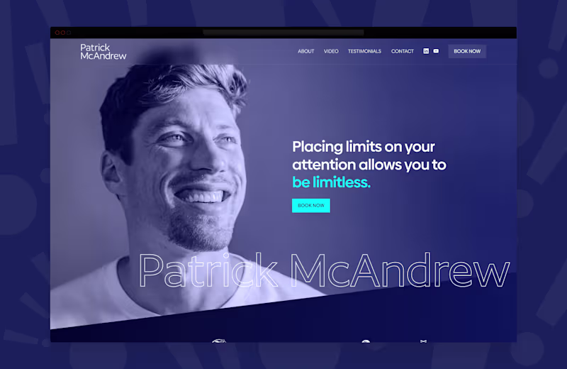 Cover image for Patrick McAndrew — Branding, Website Design & Framer Development