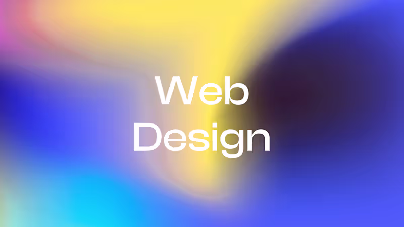 Cover image for Web Design – 2 Weeks