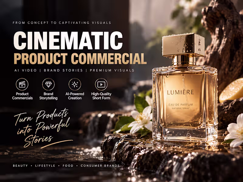 Cover image for Cinematic Product Commercial | AI Video