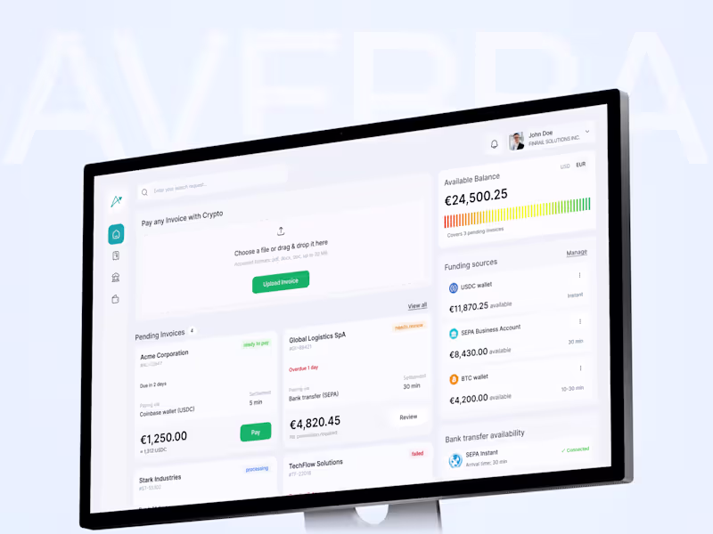 Cover image for Averra | B2B Invoice Automation Platform