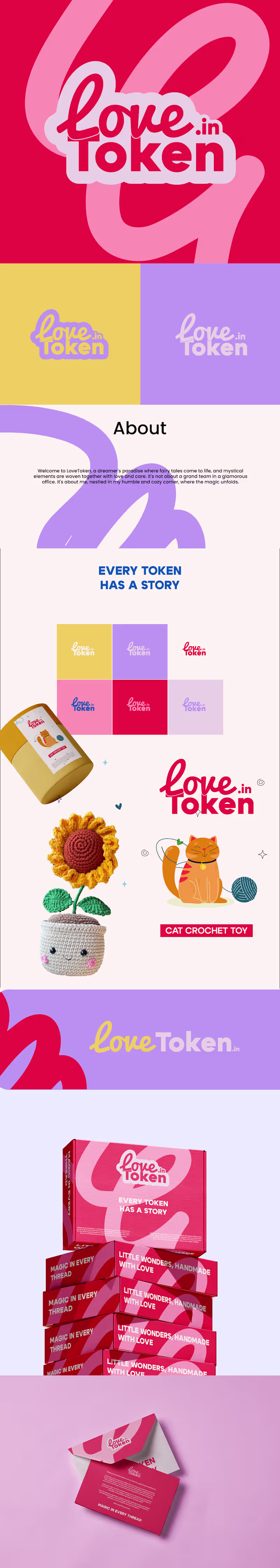 Cover image for Love token brand identity