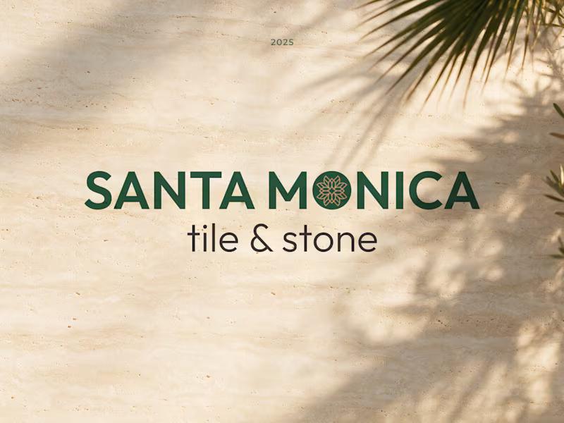 Cover image for Santa Monica Tile & Stone Logo Design