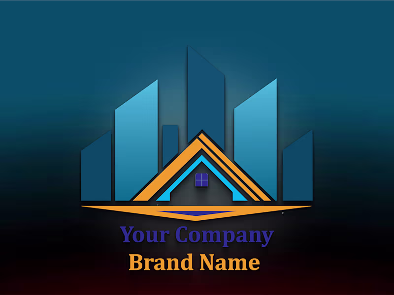 Cover image for Modern Real Estate Building Logo Design