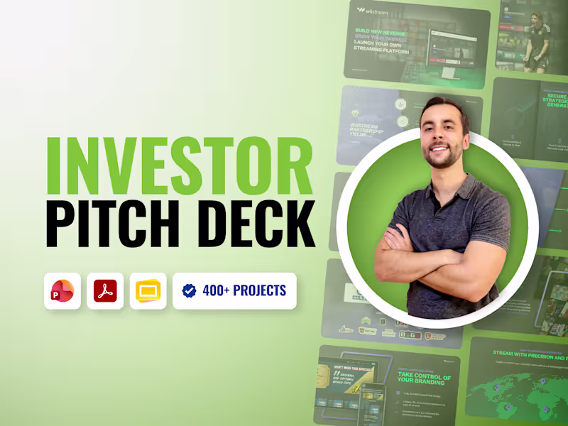 Cover image for Investor Pitch Deck for Startup Funding
