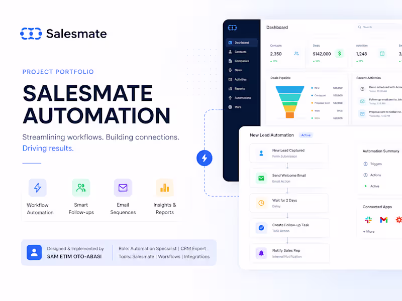 Cover image for AI Chatbot and CRM Automation