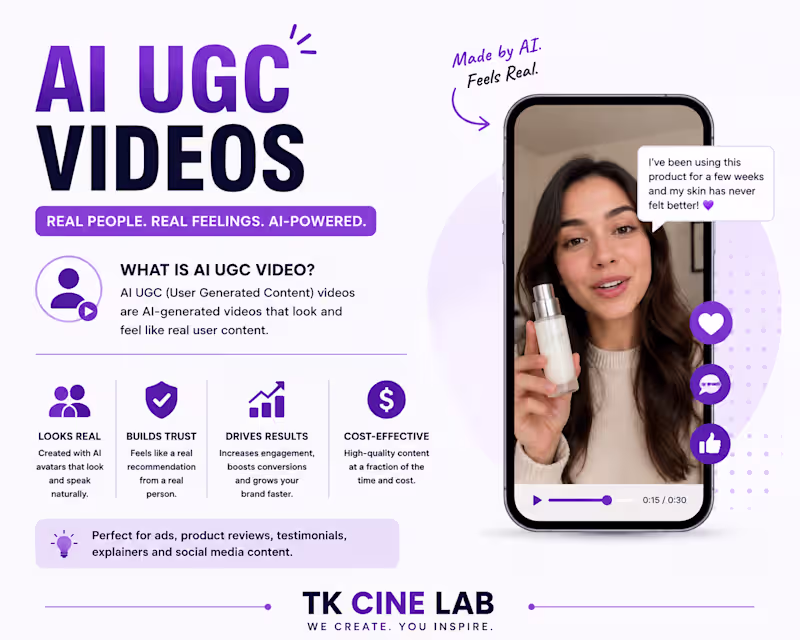 Cover image for Ai UGC videos 