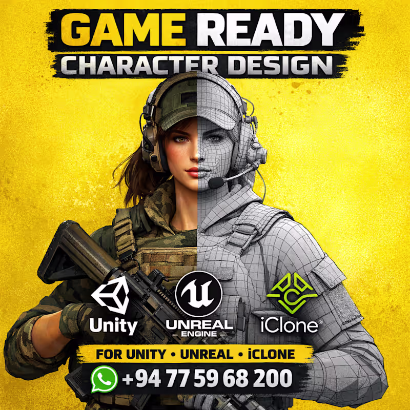 Cover image for Game ready characters