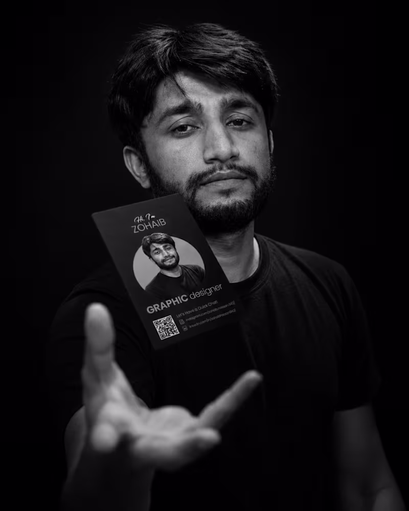 Cover image for A business card is just