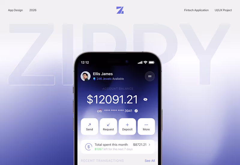 Cover image for Zippy (Digital Wallet App)