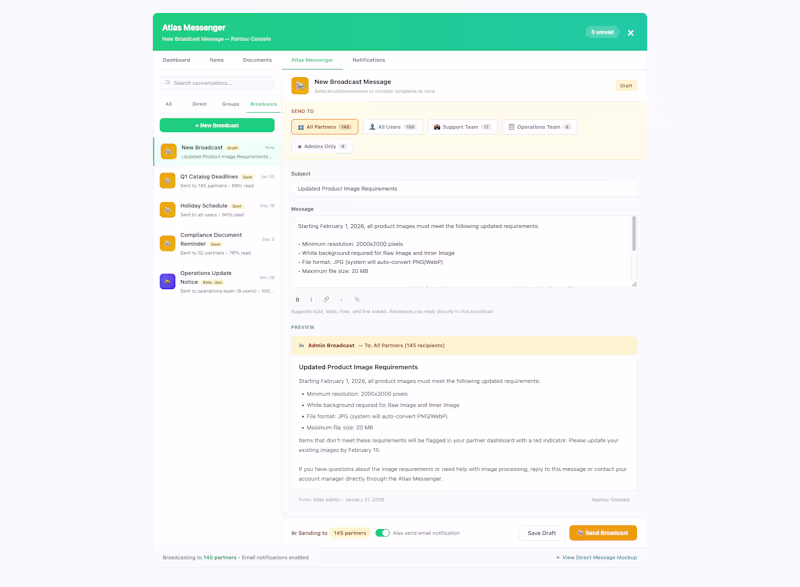 Cover image for Custom WordPress messenger system built